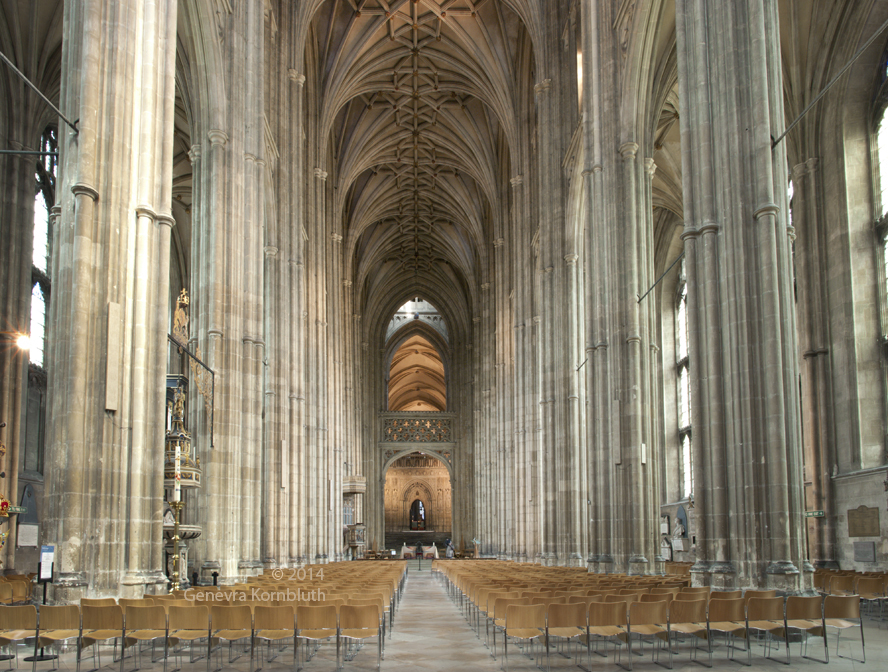 Canterbury Cathedral; Photochrom celesque 
